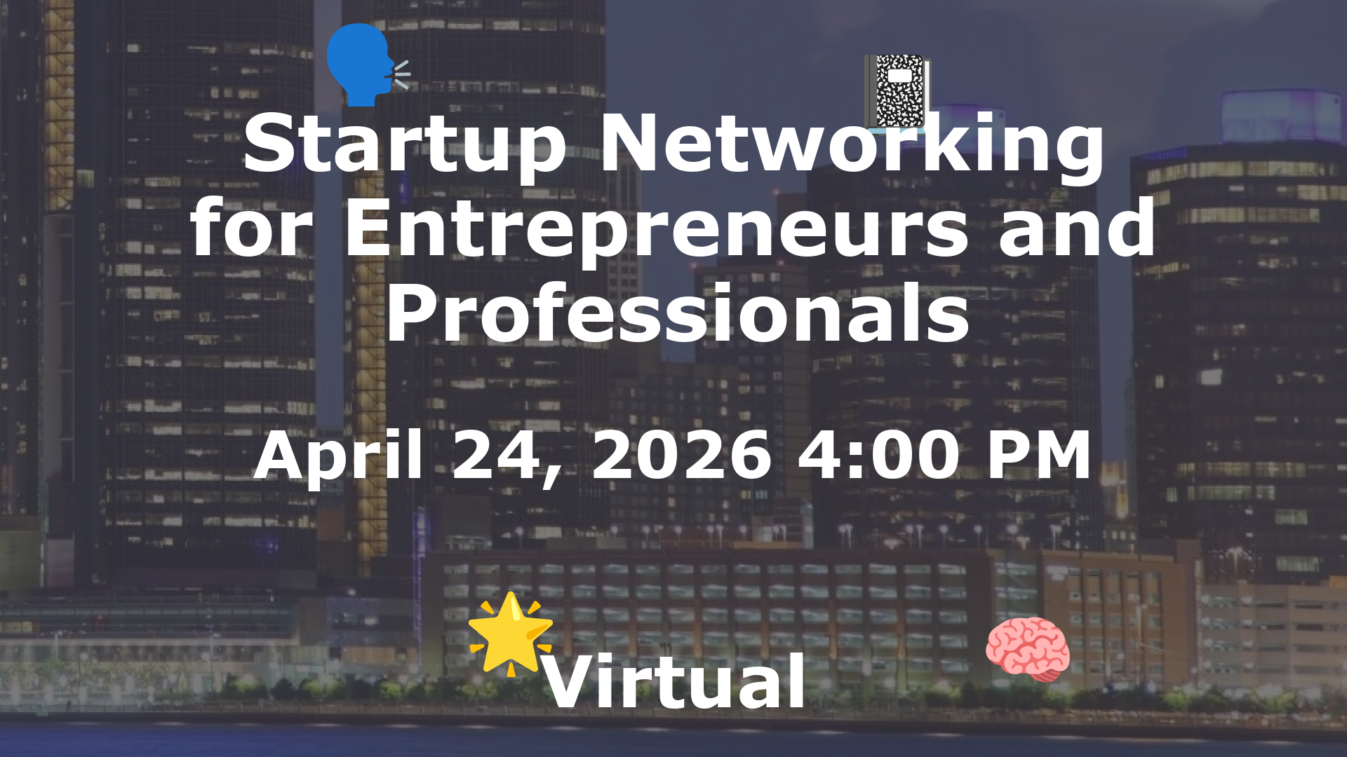 Startup Networking for Entrepreneurs and Professionals event image